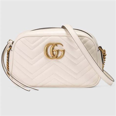 gucci round white purse|white Gucci marmont small.